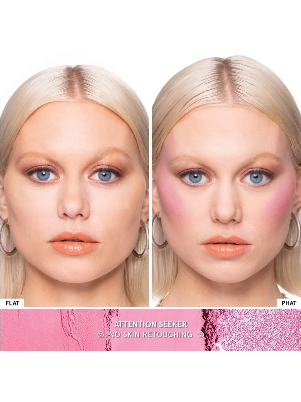 ONE/SIZE by Patrick Starrr NIB Cheek Clapper 3D Blush Trio Palette- Gworly Pop.